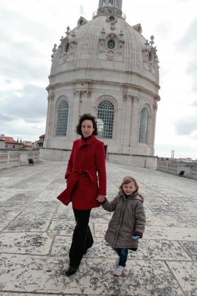 Sur le toit de la basilique