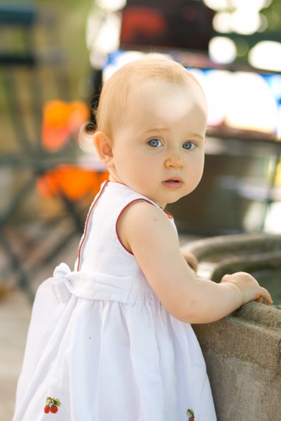 Petite fille modèle