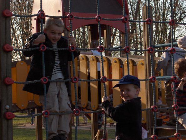 Dans le grand grand parc.