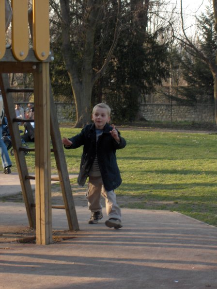 Dans le grand grand parc.